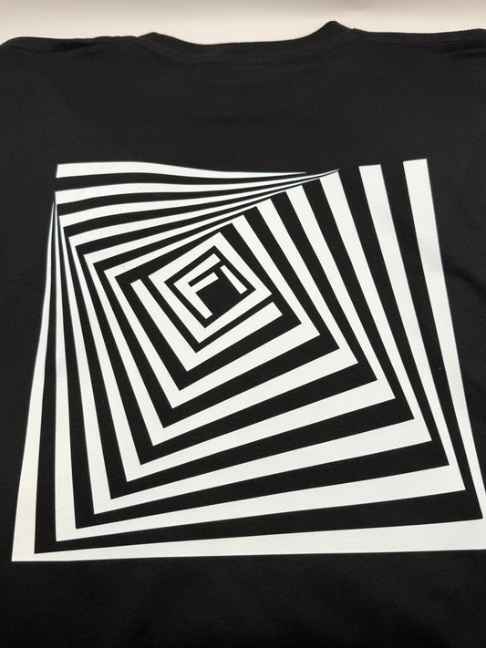Kids Spiral tee (black)